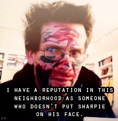 sharpie face
