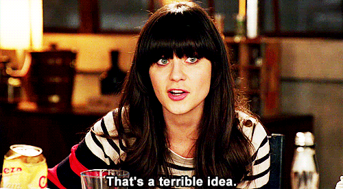 terrible idea gif