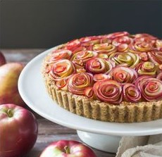 apple roses pie