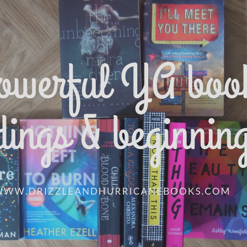 Powerful YA books endings and beginnings