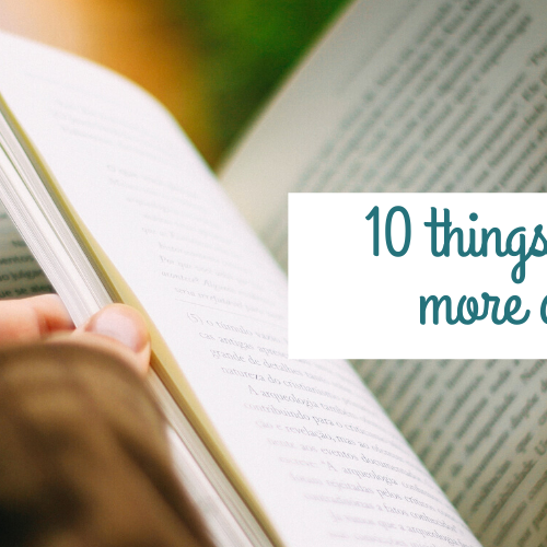 10 things I want to read more of in YA books